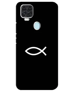 Чехол для ZTE Blade V2020 с картинкой «Символ рыбы Jesus» Чехол для ZTE Blade V2020 с картинкой «Символ рыбы Jesus»