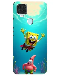 Чехол для ZTE Blade V2020 с картинкой «Спанч Боб под водой» Чехол для ZTE Blade V2020 с картинкой «Спанч Боб под водой»