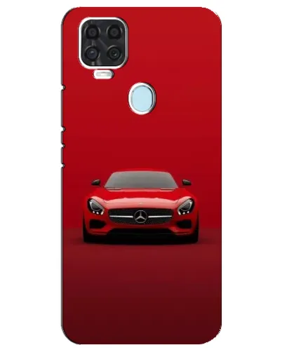 Чехол для ZTE Blade V2020 с картинкой «Красный Mercedes AMG»