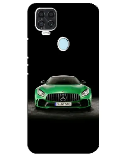 Чехол для ZTE Blade V2020 с картинкой «Mercedes — неоновый лого»