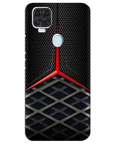 Чехол для ZTE Blade V2020 с картинкой «Mercedes Carbon Grid»