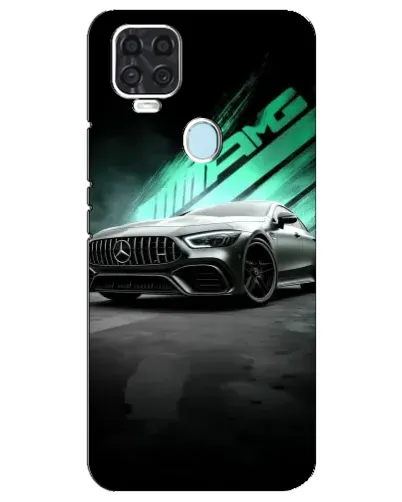Чехол для ZTE Blade V2020 с картинкой «Темный Mercedes AMG»