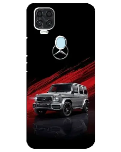 Чехол для ZTE Blade V2020 с картинкой «Mercedes G-Class красный»