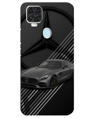 Чехол для ZTE Blade V2020 с картинкой «Mercedes AMG — графика»