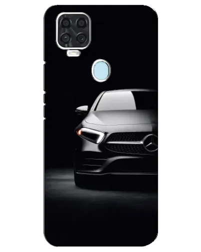 Чехол для ZTE Blade V2020 с картинкой «Свет фар Mercedes»