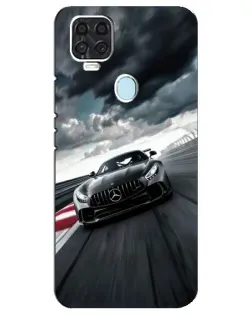 Чехол для ZTE Blade V2020 с картинкой «Гоночный Mercedes AMG»