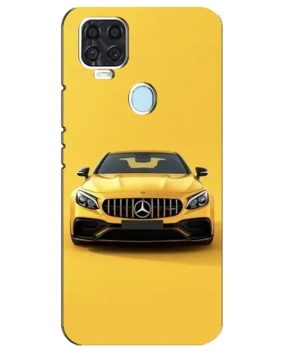 Чехол для ZTE Blade V2020 с картинкой «Желтый Mercedes GT»