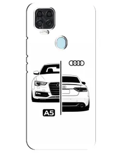Чехол для ZTE Blade V2020 с картинкой «Audi — контрастный дизайн» Чехол для ZTE Blade V2020 с картинкой «Audi — контрастный дизайн»