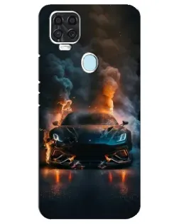 Чохол для ZTE Blade V2020 з картинкою «Lamborghini димна естетика»
