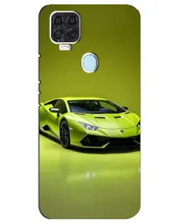 Чохол для ZTE Blade V2020 з картинкою «Салатовий Lamborghini Huracan»
