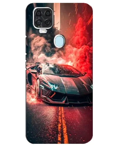 Чохол для ZTE Blade V2020 з картинкою «Lamborghini червоний дим» Чохол для ZTE Blade V2020 з картинкою «Lamborghini червоний дим»
