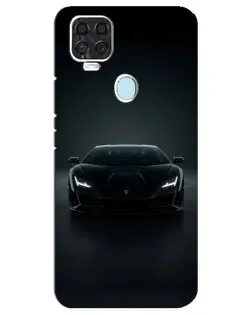 Чохол для ZTE Blade V2020 з картинкою «Чорний Lamborghini Aventador»
