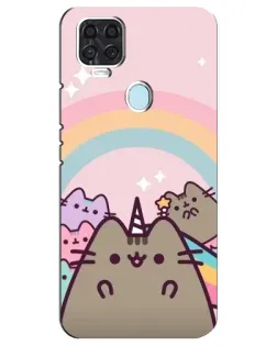 Чехол для ZTE Blade V2020 с картинкой «Единорог Pusheen»