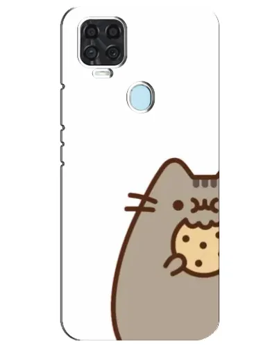 Чехол для ZTE Blade V2020 с картинкой «Пушин с печеньем»