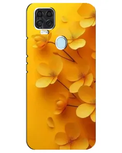 Чехол для ZTE Blade V2020 с картинкой «Золотые лепестки» Чехол для ZTE Blade V2020 с картинкой «Золотые лепестки»