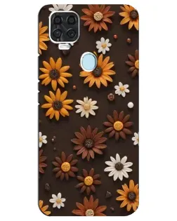 Чехол для ZTE Blade V2020 с картинкой «Узор из маленьких подсолнухов» Чехол для ZTE Blade V2020 с картинкой «Узор из маленьких подсолнухов»