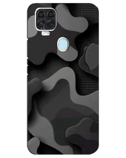 Чехол для ZTE Blade V2020 с картинкой «Темный абстрактный камуфляж» Чехол для ZTE Blade V2020 с картинкой «Темный абстрактный камуфляж»