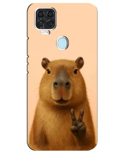 Чехол для ZTE Blade V2020 с картинкой «Капибара виктория» Чехол для ZTE Blade V2020 с картинкой «Капибара виктория»