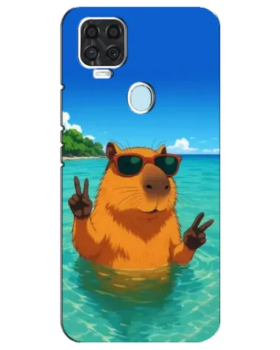 Чехол для ZTE Blade V2020 с картинкой «Морская капибара» Чехол для ZTE Blade V2020 с картинкой «Морская капибара»
