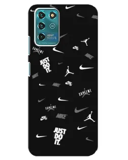 Чехол для ZTE Blade V30 Vita с картинкой «Nike Black Pattern» Чехол для ZTE Blade V30 Vita с картинкой «Nike Black Pattern»