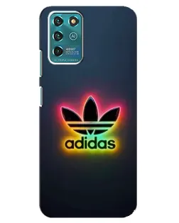Чехол для ZTE Blade V30 Vita с картинкой «Неоновый Adidas»