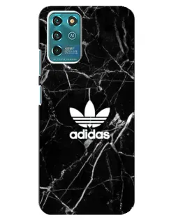 Чехол для ZTE Blade V30 Vita с картинкой «Белый мрамор Adidas»