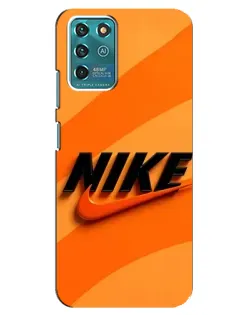 Чехол для ZTE Blade V30 Vita с картинкой «Оранжевый драйв Nike»