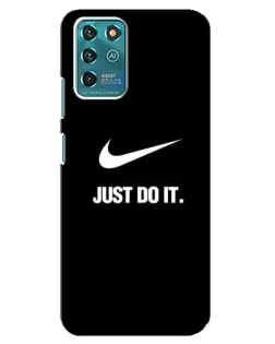 Чехол для ZTE Blade V30 Vita с картинкой «Классический принт Nike» Чехол для ZTE Blade V30 Vita с картинкой «Классический принт Nike»