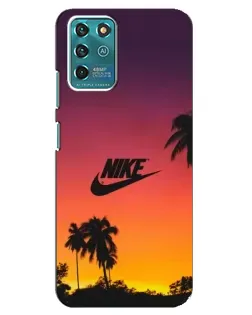 Чехол для ZTE Blade V30 Vita с картинкой «Nike на закате солнца» Чехол для ZTE Blade V30 Vita с картинкой «Nike на закате солнца»