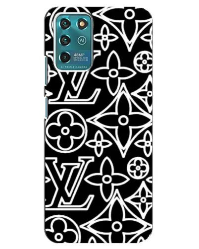 Чехол для ZTE Blade V30 Vita с картинкой «Черно-белый узор LV» Чехол для ZTE Blade V30 Vita с картинкой «Черно-белый узор LV»