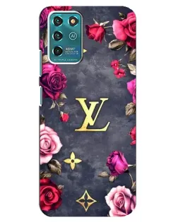 Чехол для ZTE Blade V30 Vita с картинкой «Цветочный Louis Vuitton»