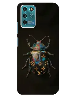 Чехол для ZTE Blade V30 Vita с картинкой «LV — мраморный принт»