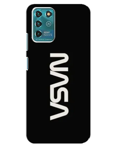 Чехол для ZTE Blade V30 Vita с картинкой «NASA — вертикальный логотип» Чехол для ZTE Blade V30 Vita с картинкой «NASA — вертикальный логотип»