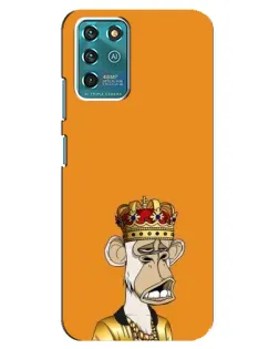 Чехол для ZTE Blade V30 Vita с картинкой «Золотая обезьяна Bored Ape»