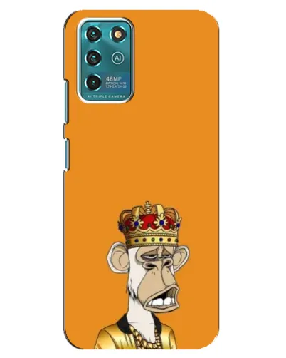 Чехол для ZTE Blade V30 Vita с картинкой «Золотая обезьяна Bored Ape» Чехол для ZTE Blade V30 Vita с картинкой «Золотая обезьяна Bored Ape»