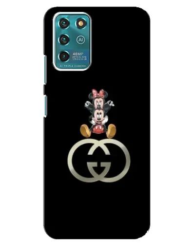 Чехол для ZTE Blade V30 Vita с картинкой «Минни Маус на лого» Чехол для ZTE Blade V30 Vita с картинкой «Минни Маус на лого»