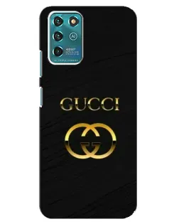 Чехол для ZTE Blade V30 Vita с картинкой «Золотой логотип Gucci» Чехол для ZTE Blade V30 Vita с картинкой «Золотой логотип Gucci»