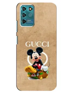 Чехол для ZTE Blade V30 Vita с картинкой «Микки Маус Gucci — крафт» Чехол для ZTE Blade V30 Vita с картинкой «Микки Маус Gucci — крафт»