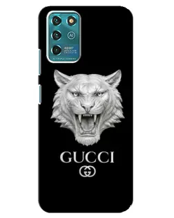 Чехол для ZTE Blade V30 Vita с картинкой «Gucci — серебряный лев» Чехол для ZTE Blade V30 Vita с картинкой «Gucci — серебряный лев»