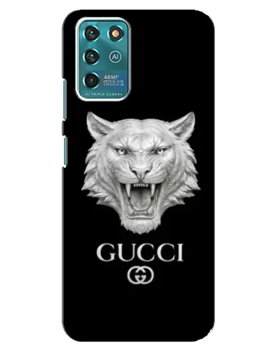 Чехол для ZTE Blade V30 Vita с картинкой «Gucci — серебряный лев» Чехол для ZTE Blade V30 Vita с картинкой «Gucci — серебряный лев»