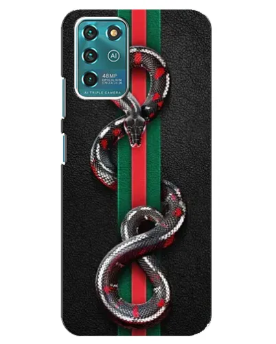 Чехол для ZTE Blade V30 Vita с картинкой «Gucci — змея на полосе» Чехол для ZTE Blade V30 Vita с картинкой «Gucci — змея на полосе»