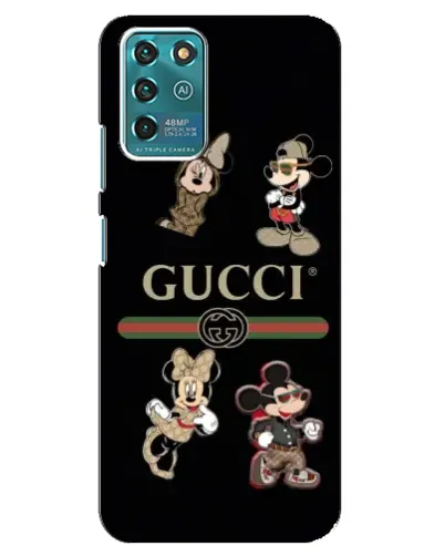 Чехол для ZTE Blade V30 Vita с картинкой «Gucci — герои Disney и монограмма» Чехол для ZTE Blade V30 Vita с картинкой «Gucci — герои Disney и монограмма»