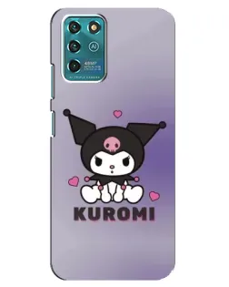 Чехол для ZTE Blade V30 Vita с картинкой «Kuromi — фиолетовый арт» Чехол для ZTE Blade V30 Vita с картинкой «Kuromi — фиолетовый арт»