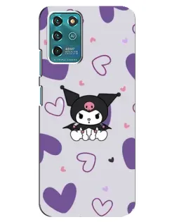 Чехол для ZTE Blade V30 Vita с картинкой «Kuromi и лавандовые сердца» Чехол для ZTE Blade V30 Vita с картинкой «Kuromi и лавандовые сердца»