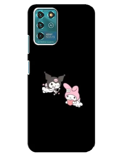 Чехол для ZTE Blade V30 Vita с картинкой «My Melody и Kuromi»