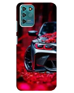 Чехол для ZTE Blade V30 Vita с картинкой «Спортивная BMW и цветы» Чехол для ZTE Blade V30 Vita с картинкой «Спортивная BMW и цветы»