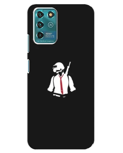 Чехол для ZTE Blade V30 Vita с картинкой «PUBG — силуэт воина» Чехол для ZTE Blade V30 Vita с картинкой «PUBG — силуэт воина»