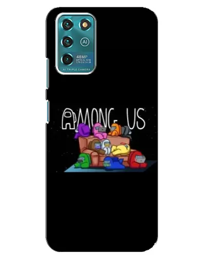 Чехол для ZTE Blade V30 Vita с картинкой «Логотип Among Us» Чехол для ZTE Blade V30 Vita с картинкой «Логотип Among Us»