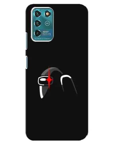 Чехол для ZTE Blade V30 Vita с картинкой «Among Us шлем» Чехол для ZTE Blade V30 Vita с картинкой «Among Us шлем»