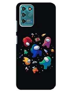 Чехол для ZTE Blade V30 Vita с картинкой «Among Us космос»